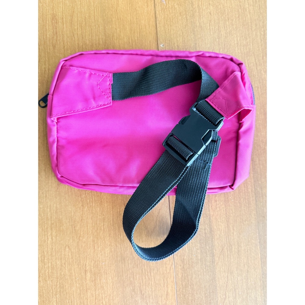 Keep Nature Wild Unisex Eco Nylon Fanny Pack,Magenta Pink, OS - Picture 3 of 4
